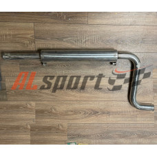 Глушитель дополнительный прямоточный LADA 2113-2115 PROSPORT нержавейка 95 см