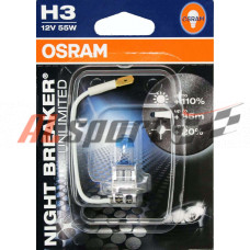 Лампа H 3 12V 55W Osram Night Breaker 1 шт. блистер