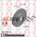 Диск тормозной передний LADA 2112 R14 Zimmerman SPORT (ком.2 шт)