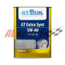Масло 5W40 GT OIL EXTRA SYNT Renault, LADA синтетика (4ЛИТРА) API SN/CF