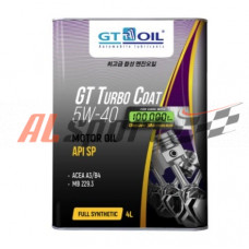 Масло 5W40 GT OIL GT Turbo Coat, синтетика (4ЛИТРА) API SN/CF