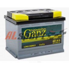 Аккумулятор 60 А/ч GANZ прямая L+ 242x175x190 EN540 А (2 года гарантия)