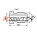 Штуцер крепления тормозных трубок M10X1.0, L=16.7MM, S=11, D=5.1MM